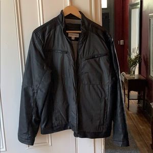 Calvin Klein leatherette biker’s jacket